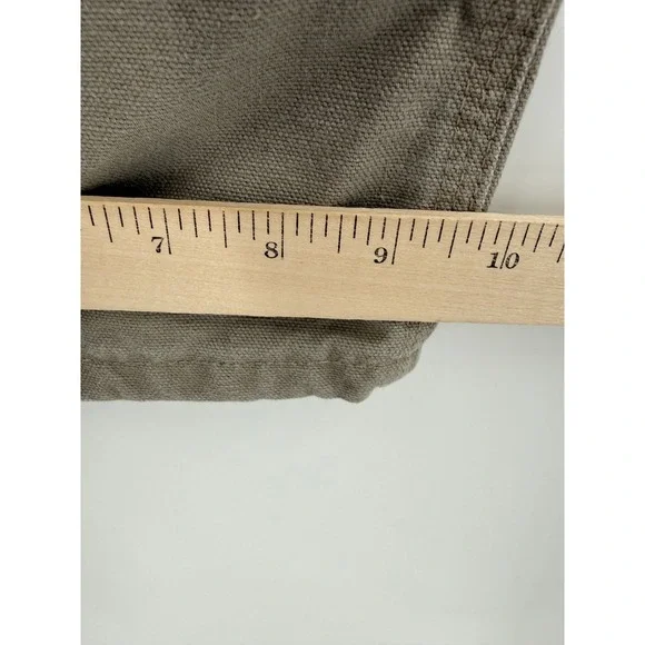 Carhartt Pants Mens 40x34 Beige Tan Cotton Canvas Carpenter Workwear B11 DES - Picture 9 of 10